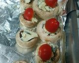 Foto do passo 4 de Cogumelos portobello recheado com gorgonzola