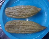 कारली फ्राय(karli fry recipe in marathi) रेसिपी स्टेप 1 फोटो 