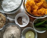 लाल भोपळा कटलेट (lal bhoplyache cutlet recipe in marathi) रेसिपी स्टेप 1 फोटो 