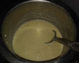 A picture of step 5 of Kesar-Elaichi Kalakand.