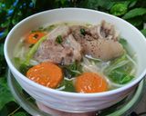 Hình bước làm 2 của món Bún giò heo