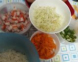 Foto langkah ke 3 dari resep Burger telor.
