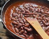 A picture of step 7 of Dhaba style spicy Rajma Beans Masala curry.