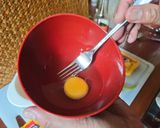 Foto langkah ke 3 dari resep Nasi Goreng Telur Dadar One Piece (Versi Normies).