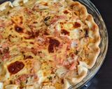 Foto del paso 3 de la receta: 🥧 Tarta de jamón, queso y cebolla 🧀