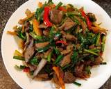 Sautd pork liver with chives recipe step 4 photo
