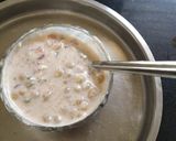 A picture of step 11 of Lemon Rice With Masala curd.