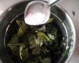 A picture of step 2 of Green Rice with Paneer and Vegetables in Creamy Cheesy Ragi Sauce.