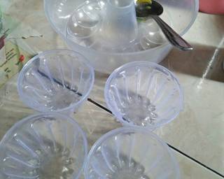 *Puding cendol kelapa muda* - Step 1