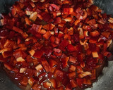 Foto del paso 3 de la receta: Tosta de pimiento rojo caramelizado