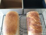 Swirl Loaf Bread - roti tawar ubi ungu 2 motif