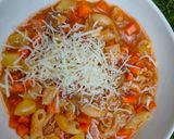 Foto langkah ke 5 dari resep Bolognese Macaroni Soup.