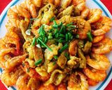 Hình bước làm 6 của món Thịt heo rang tôm