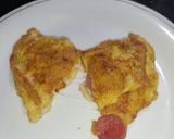 A picture of step 4 of Sausage Cheese Omelette.