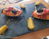 Foto del paso 3 de la receta: Pincho de melva con tomate aromatizado de albahaca