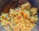 A picture of step 4 of Mix Vegetable Rice.