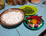 Foto langkah ke 1 dari resep Bothok Melanding Teri Tawar Kacang Panjang.