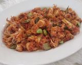 Foto langkah ke 6 dari resep Sambal pete cumi asin.
