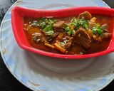 A picture of step 8 of Nagpuri special spicy saoji masala mutton.