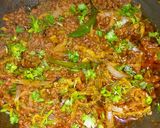 A picture of step 3 of Karaily qeema....#eidkaypakwan.