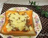 Hình bước làm 3 của món Bánh sandwich nướng bò phô mai