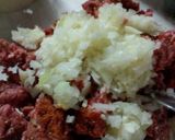 Фото кроку 1 до Мясной хлеб из индейки с моцареллой.