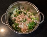 A picture of step 3 of Sabudana Vada.
