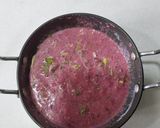 A picture of step 3 of Beet Tzatiziki.
