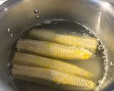 A picture of step 2 of Creamy Corn Pasta with Basil.
