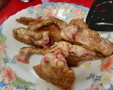 Foto del paso 1 de la receta: Conejo guisado al vino y mostaza, con champiñones y zanahoria