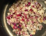 A picture of step 1 of Sweet Potato & Chickpea Curry -Vegan.