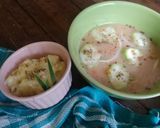 Foto langkah ke 4 dari resep Soup krim tomat,oyong dan kentang tumbuk.