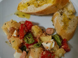 Papas aliñadas o "endiabladas"