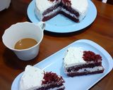 Foto langkah ke 5 dari resep Eggless Red Velvet Cake.