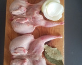 Foto del paso 1 de la receta: Risotto de codornices con paté de pato