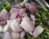 A picture of step 1 of Chilli paneer.