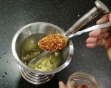 A picture of step 1 of Chilli 🌶 Garlic 🧄 Chutney.