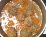 Foto del paso 5 de la receta: Albóndigas en salsa y arroz🍚