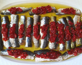 Foto del paso 9 de la receta: Sardinas marinadas, y mermelada de piquillos
