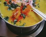 A picture of step 13 of Curd Kadhi (pakoda curry/ kadhi).