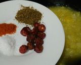 A picture of step 2 of Raw Mango Chutney💛🌼😋.