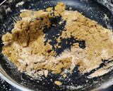 A picture of step 2 of Besan ladoo.