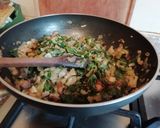 A picture of step 1 of Baked Swiss Chard Empanadas.