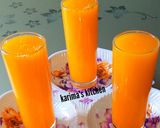 A picture of step 2 of Mango juice.