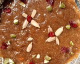 A picture of step 14 of Amaranth or Rajgira Halwa.
