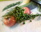 Foto del paso 1 de la receta: Tortillitas de brócoli y cebollita de verdeo 🥦😍