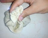 A picture of step 4 of Kachori.