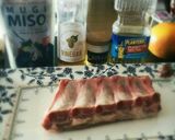 A picture of step 1 of Japanese Style Baby Back Ribs.