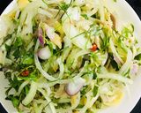 Hình bước làm 3 của món Gà luộc và Gỏi Gà(Nộm Gà xé phay)