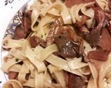 Foto del paso 4 de la receta: Pasta al huevo con hongos porcini secos